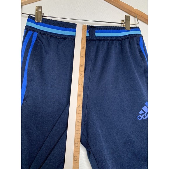 Adidas Climacool Active Pants - Navy with Blue Stripes Youth Size Large - Picture 8 of 12